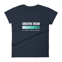 Load image into Gallery viewer, Women&#39;s FilmmakersMerch Creative Vegan Fashion Fit T-Shirt
