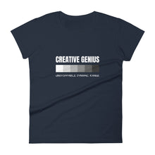 Load image into Gallery viewer, Women&#39;s FilmmakersMerch Creative Genius Fashion Fit T-Shirt
