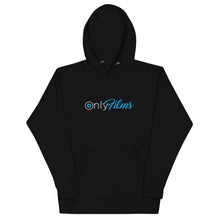 Load image into Gallery viewer, Filmmakers Merch Black Hoodie Front
