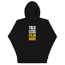 Load image into Gallery viewer, Unisex FilmmakersMerch Talk Less Premium Hoodie
