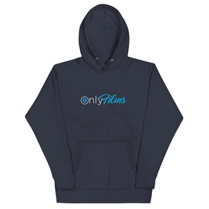 Filmmakers Merch Navy Blue Hoodie Front