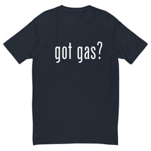 Load image into Gallery viewer, Men&#39;s FilmmakersMerch Got GAS? Fitted T-Shirt
