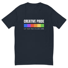 Load image into Gallery viewer, Men&#39;s FilmmakersMerch Creative Pride Fitted T-Shirt
