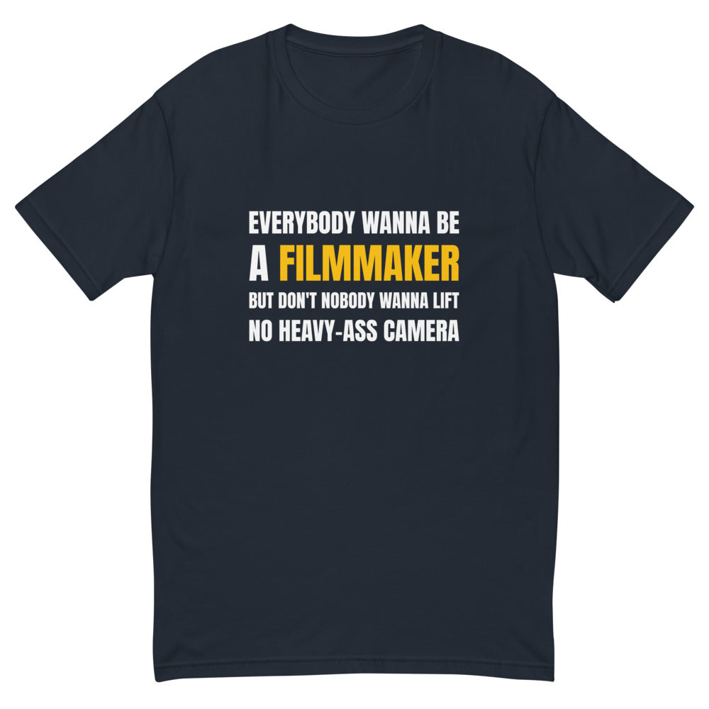 Men's FilmmmakersMerch Heavy-Ass Camera Fitted T-Shirt