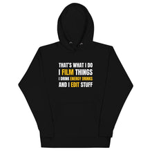 Load image into Gallery viewer, Unisex FilmmakersMerch That&#39;s What I Do Premium Hoodie
