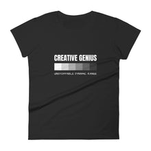 Load image into Gallery viewer, Women&#39;s FilmmakersMerch Creative Genius Fashion Fit T-Shirt
