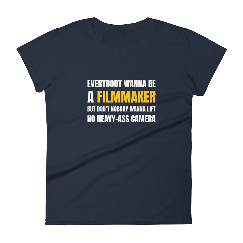 Women's FilmmakersMerch Heavy-Ass Camera Fashion Fit T-Shirt