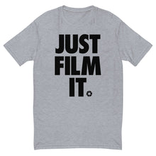 Load image into Gallery viewer, Men&#39;s FilmmakersMerch Just Film It Fitted T-Shirt
