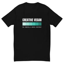 Load image into Gallery viewer, Men&#39;s FilmmakersMerch Creative Vegan Fitted T-Shirt
