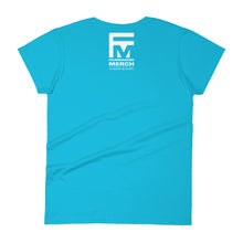 Load image into Gallery viewer, Women&#39;s FilmmakersMerch Make Films And Chill Fashion Fit T-Shirt
