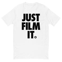 Load image into Gallery viewer, Men&#39;s FilmmakersMerch Just Film It Fitted T-Shirt
